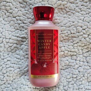 Bath and Body Works WINTER CANDY APPLE Body Lotion 8 fl oz NEW